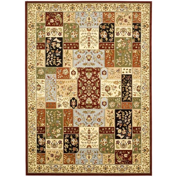 Safavieh Lyndhurst Large Rectangle Area Rug Multi & Ivory - 10 x 14 ft. LNH318A-10 - main